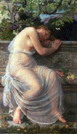 Edith Corbet The Sleeping Girl china oil painting image